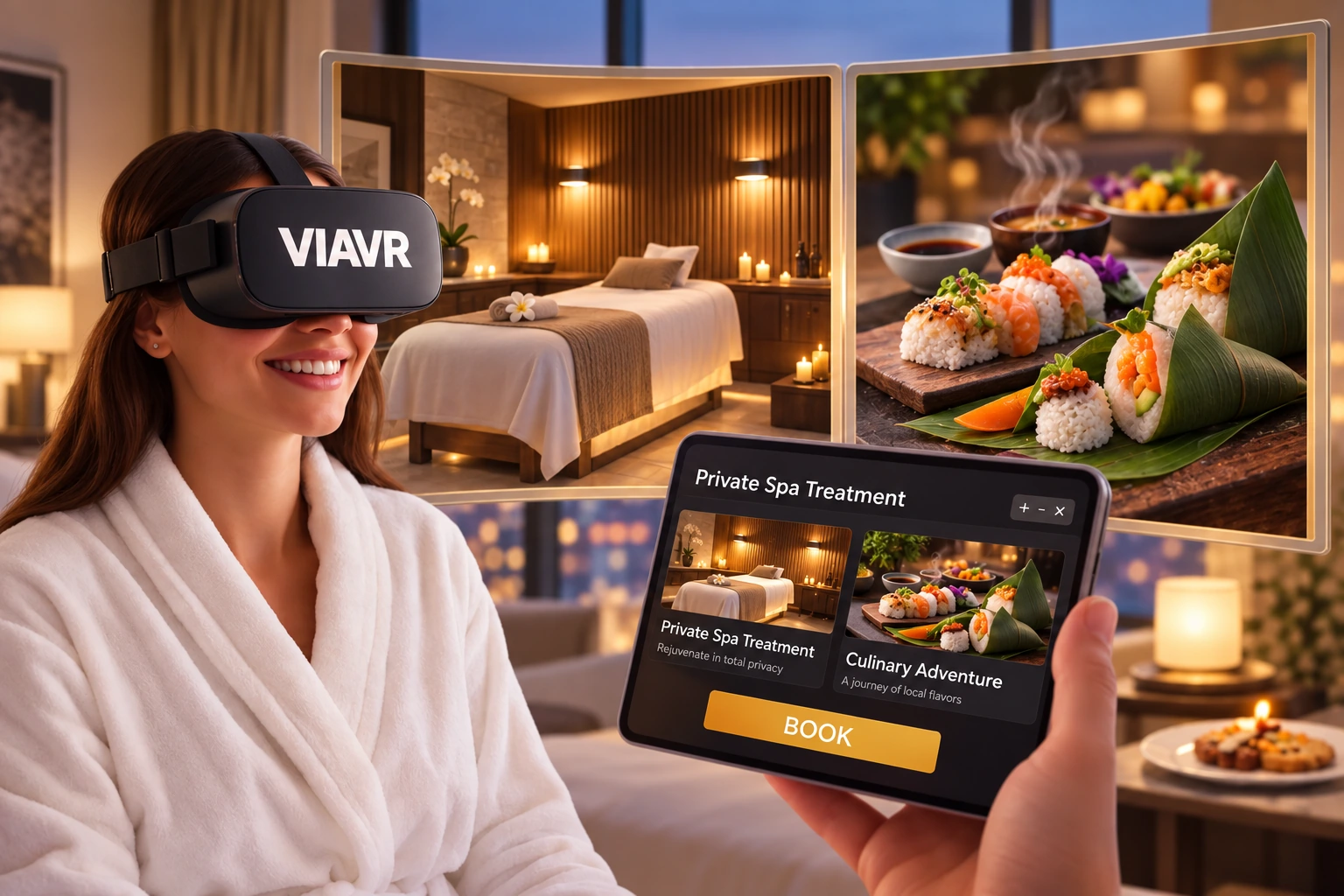 Spa treatment and culinary experiences