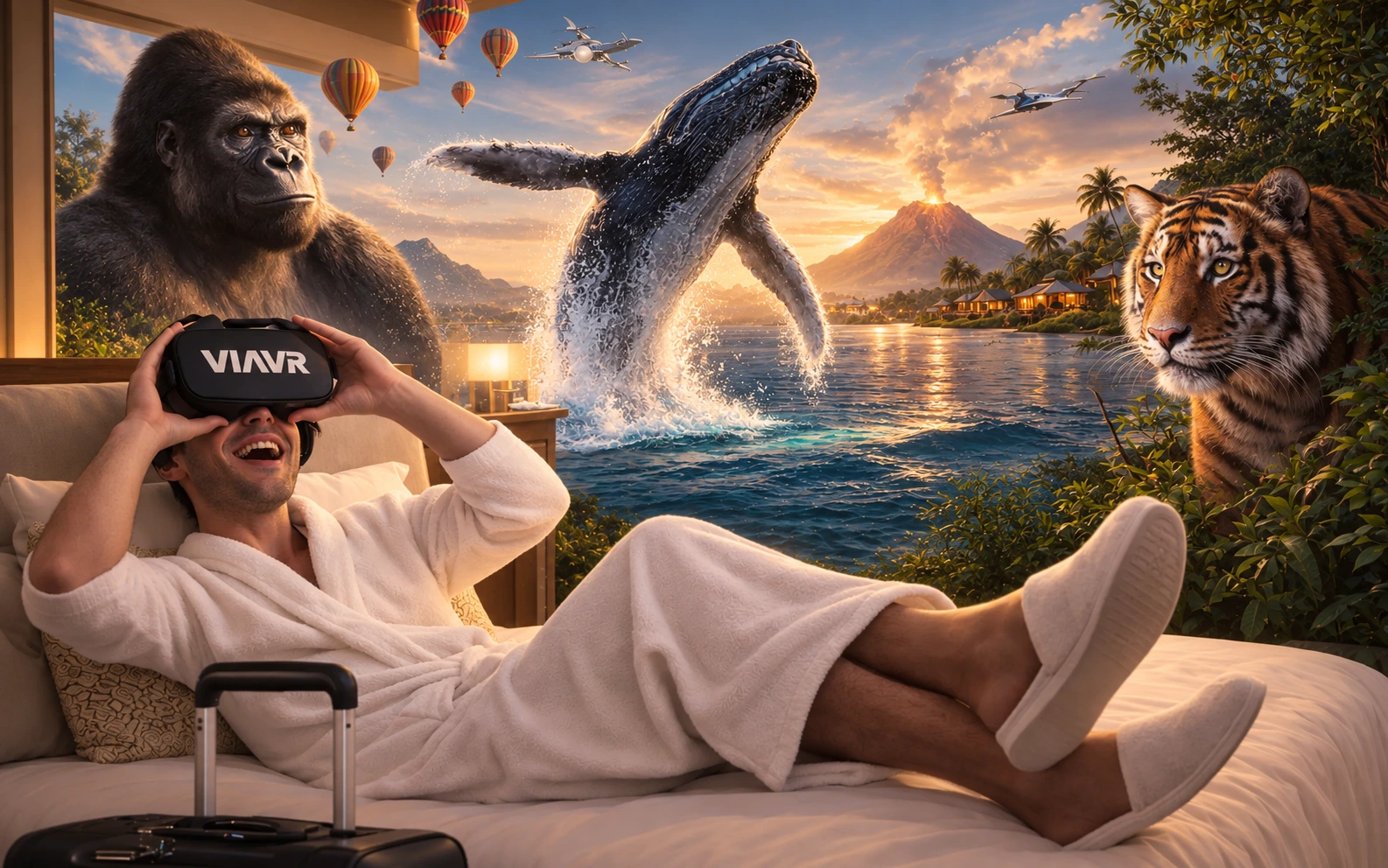 Immersive experiences in a hotel